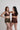 BC High Waist Swim and Sports Shorts - Reversible - Chestnut Brown / Spice Quilt