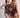 Costa Brava High Neck One Piece Swimsuit - Reversible - Chestnut Brown / Spice Quilt