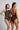 Costa Brava High Neck One Piece Swimsuit - Reversible - Chestnut Brown / Spice Quilt
