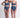 Desaru Crop Bikini Top - Reversible - Steel Blue / Blue Mosaic