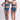 Desaru Crop Bikini Top - Reversible - Steel Blue / Blue Mosaic