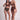 Sumba High Waist Bikini Bottom - Reversible - Chestnut Brown / Spice Quilt