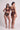 Sumba High Waist Bikini Bottom - Reversible - Chestnut Brown / Spice Quilt