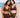 BC High Waist Swim and Sports Shorts - Reversible - Chestnut Brown / Spice Quilt