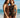 Costa Brava High Neck One Piece Swimsuit - Reversible - Chestnut Brown / Spice Quilt