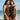 Costa Brava High Neck One Piece Swimsuit - Reversible - Chestnut Brown / Spice Quilt