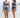 Sumba High Waist Bikini Bottom - Reversible - Steel Blue / Blue Mosaic