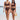 Sumba High Waist Bikini Bottom - Reversible - Chestnut Brown / Spice Quilt