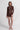 BC High Waist Swim and Sports Shorts - Reversible - Chestnut Brown / Spice Quilt
