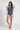 Costa Brava High Neck One Piece Swimsuit - Reversible - Steel Blue / Blue Mosaic