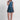 Da Nang Skirted One Piece Swimsuit - Steel Blue