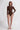 Riyue Long Sleeve Zip One Piece - Chestnut Brown