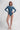 Riyue Long Sleeve Zip One Piece - Steel Blue