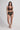 Sumba High Waist Bikini Bottom - Reversible - Chestnut Brown / Spice Quilt