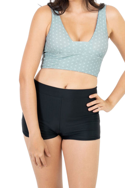 BC High Waist Swim and Sports Shorts - Reversible (Sale)