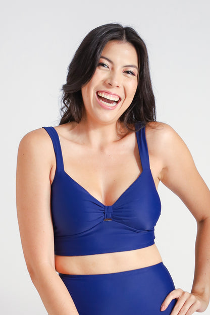 Desaru Sculpting Crop Bikini Top - Reversible