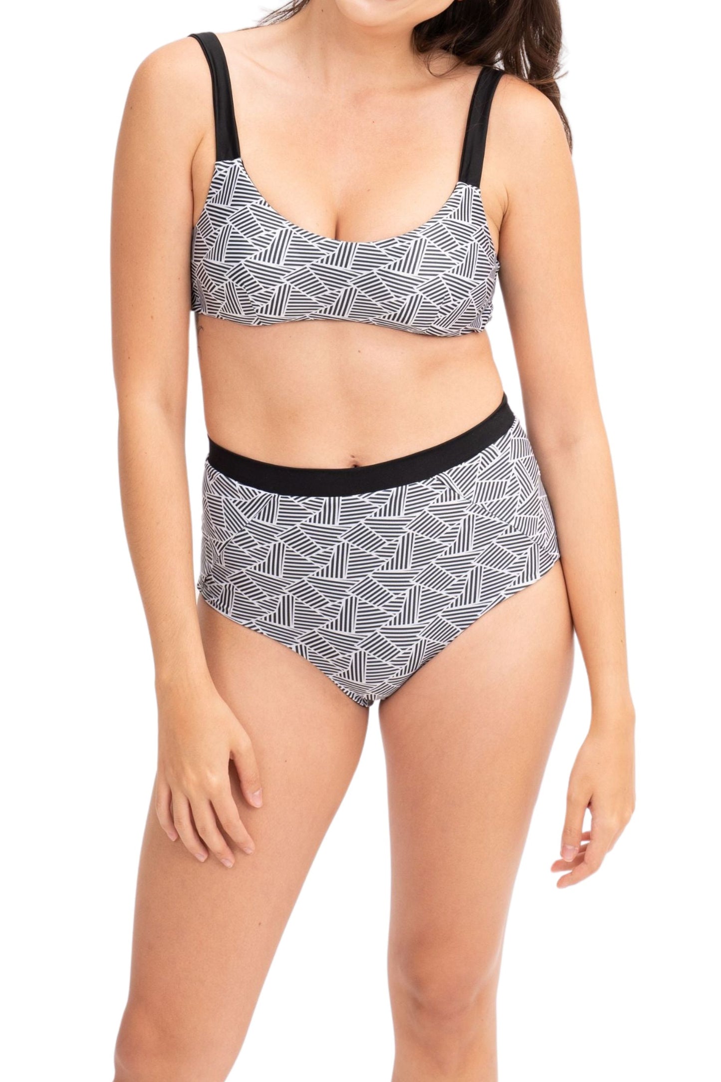 Hermosa High Waist Bikini Bottom (Sale)