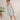Girl wearing Blue Wave cami dress with relaxed fit and adjustable straps