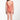 Person wearing a pink swimsuit on a white background