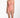Woman wearing a red floral swimsuit on a white background