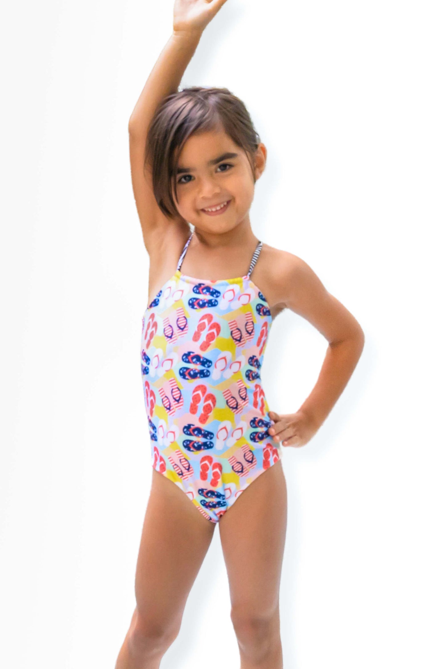 Samui Girls' Swimsuit - Reversible