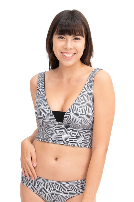 Sipadan Crop Bikini Top - Reversible (Sale)