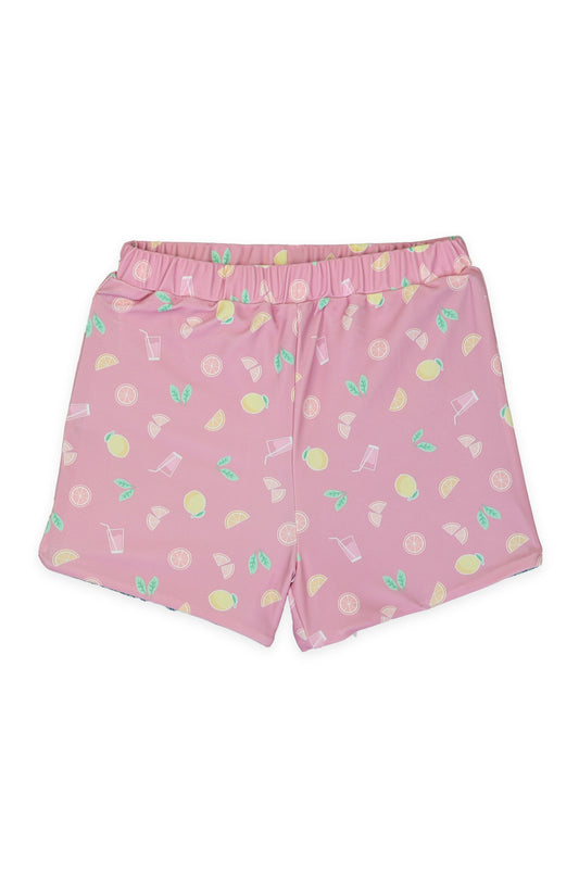 Sunset Girls Swim Shorts - Reversible