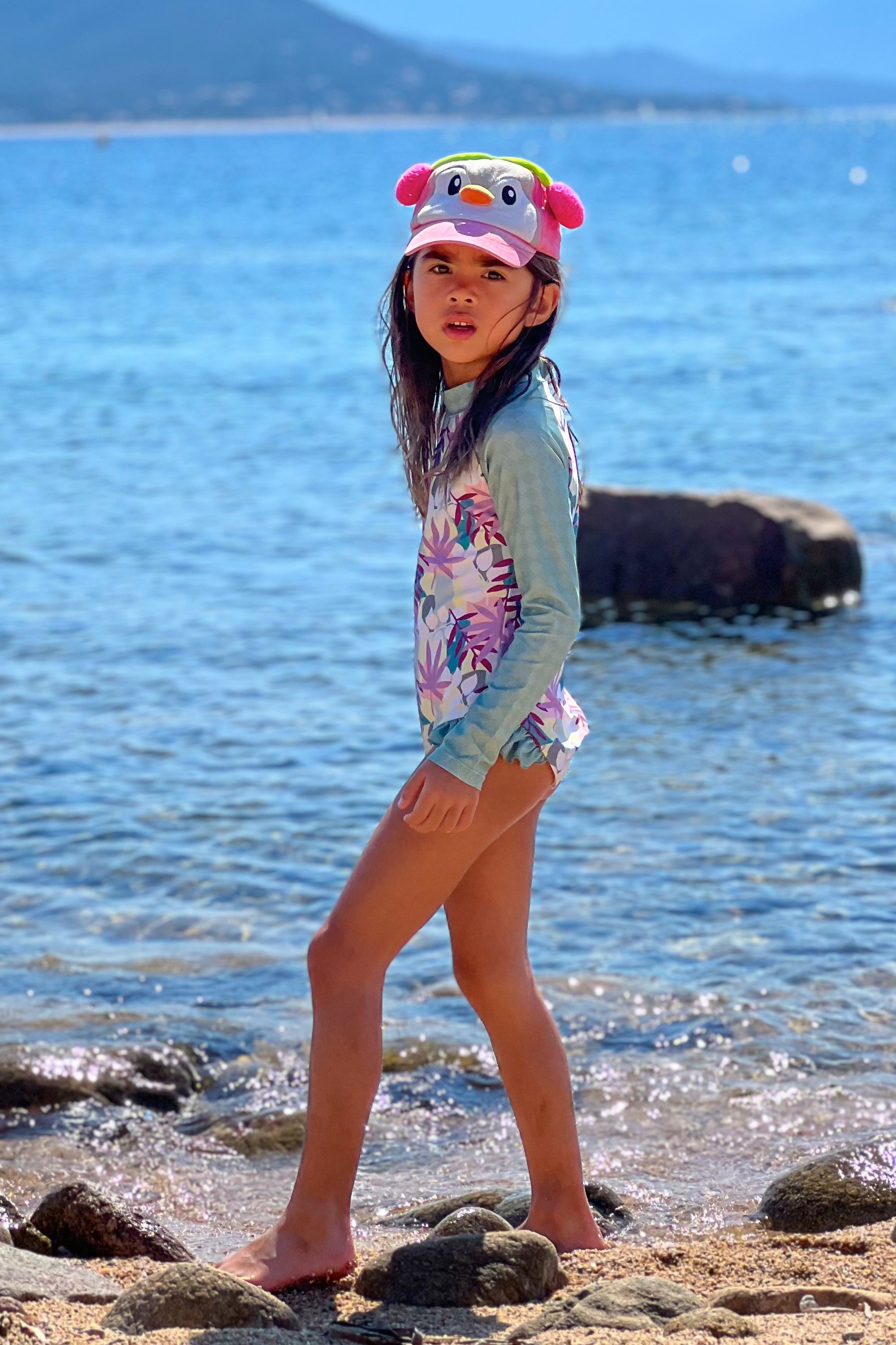 Girls long sleeve deals one piece