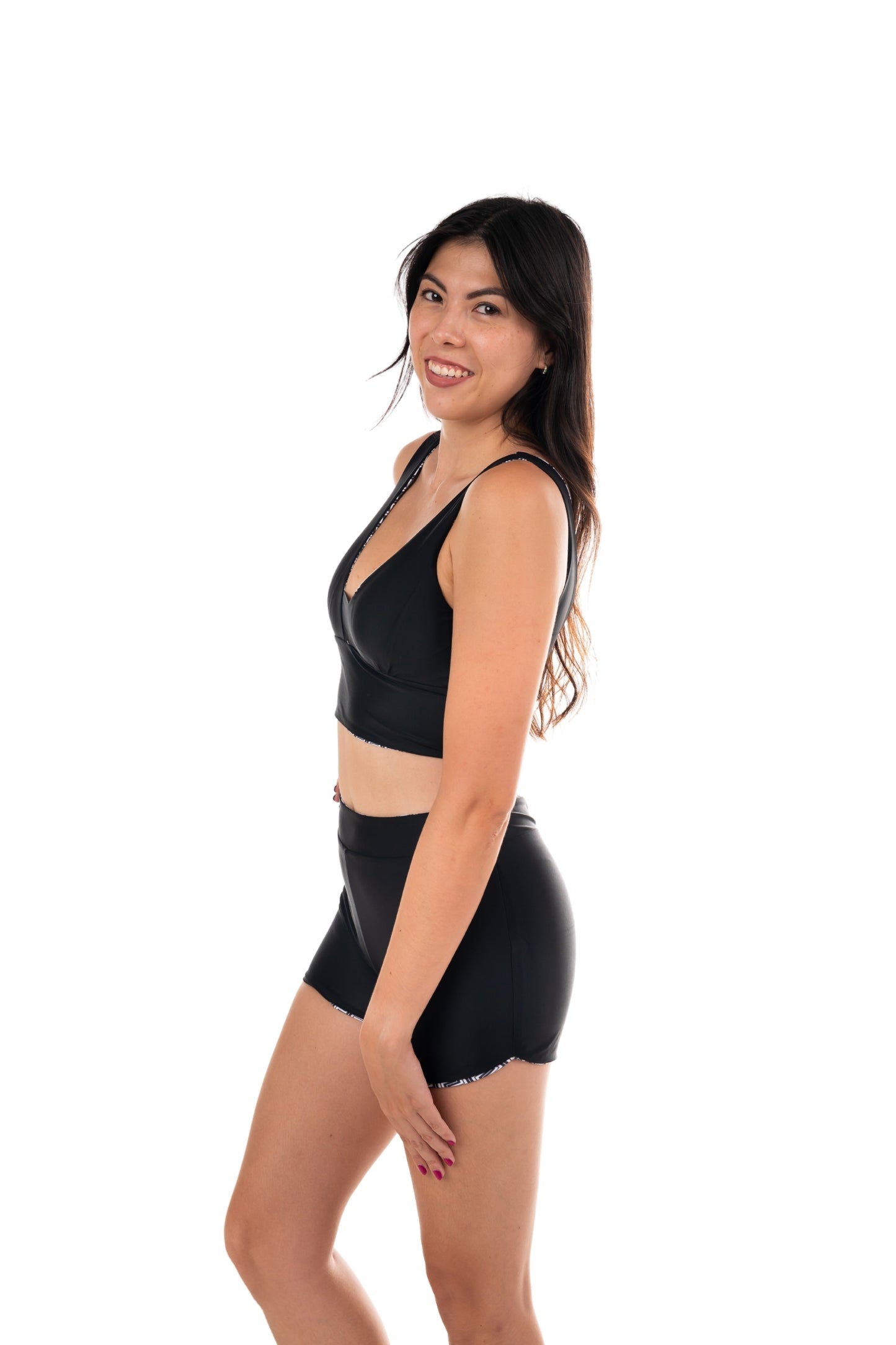 BC Sculpting High Waist Swim and Sports Shorts - Reversible