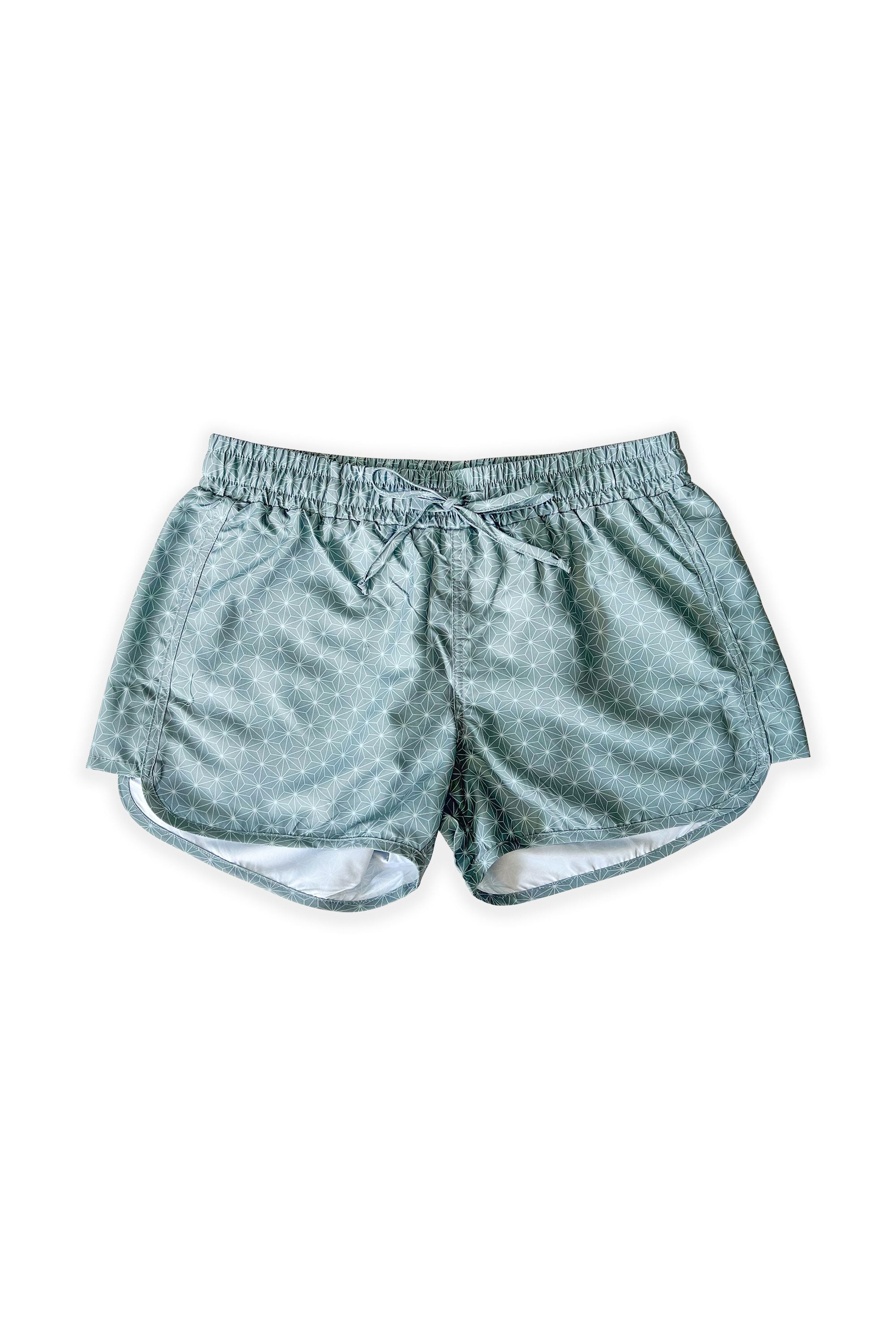 Adjustable waist hot sale swim trunks