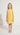 Delos Girls Linen High Neck Dress - Daffodil Yellow
