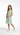 Sicily Girls Linen Dress - Green Shoreline