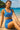 Jeju Reversible Bikini Top (A-C cup) - Green Tide/Deep Wave