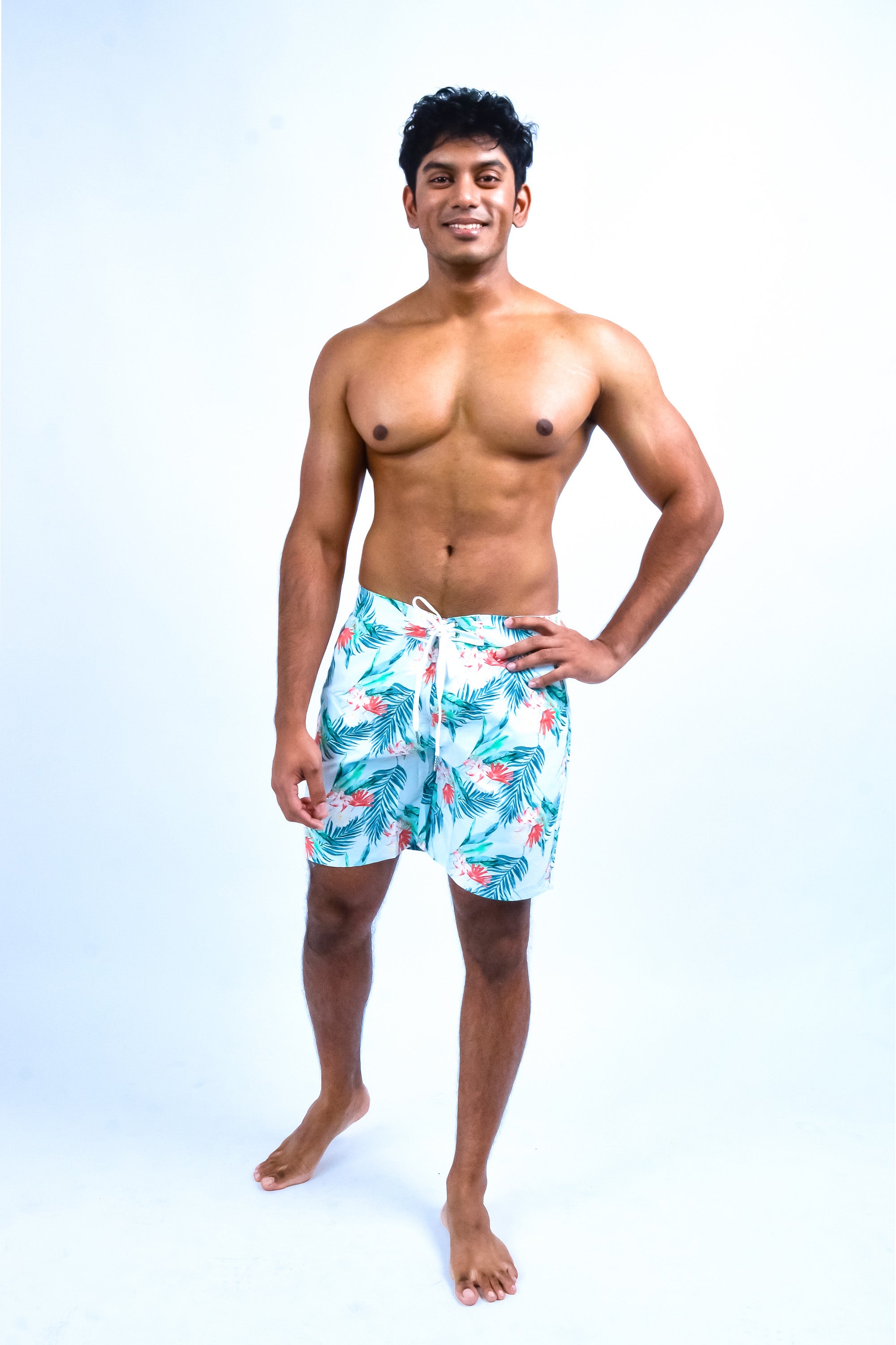 Men's boy short swim on sale trunks